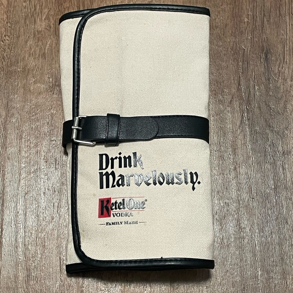 Ketel One Promotional 4 Piece Travel Cocktail Mixing Set Vodka